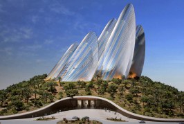 Zayed National Museum - pustynna rzeźba Foster + Partners